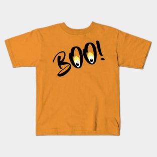 spooky Boo with eyes Kids T-Shirt